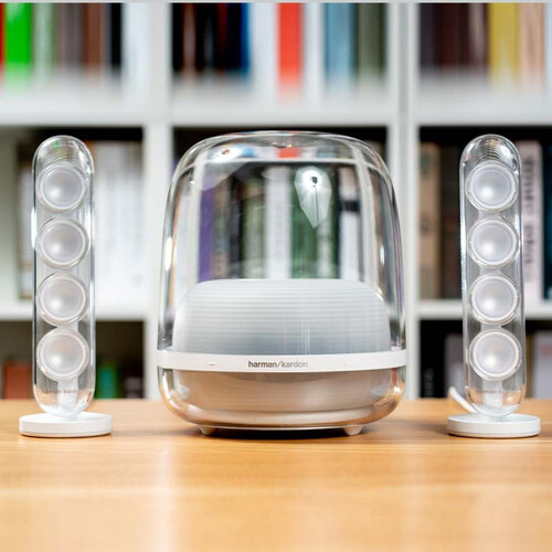 音响 harman kardon 哈曼卡顿 soundsticks 无线水晶4 蓝牙音箱多少钱