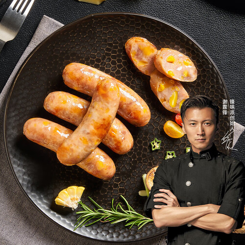 锋味派肉制品 plus会员:锋味派 火山石烤肠 芝士玉米味 400g多少钱-聚