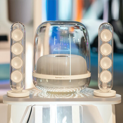 哈曼卡顿harmankardonsoundsticks4桌面蓝牙音箱水晶4代21声道音响