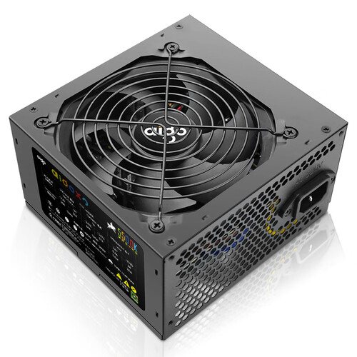 爱国者(aigo) 额定400w 黑暗骑士550dk 台式机电脑主机电源(主动式pfc