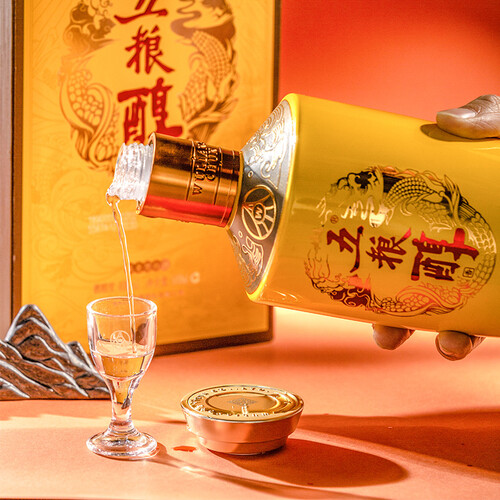 酒口粮酒商务礼品酒宴请酒 50度 500ml 1瓶 五粮醇金装318元爆料人