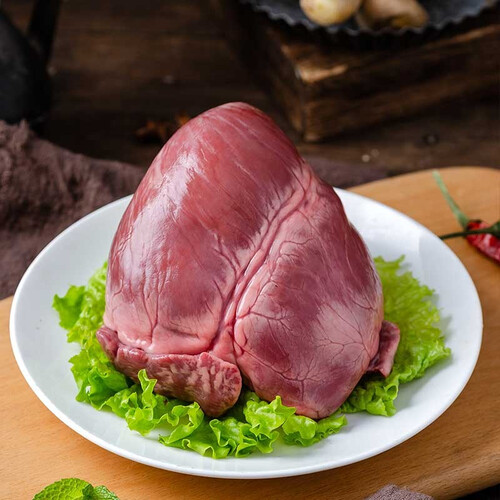 龙大肉食 猪心500g 出口日本级 猪心肺猪心管猪心卤猪心熟食原料 猪心