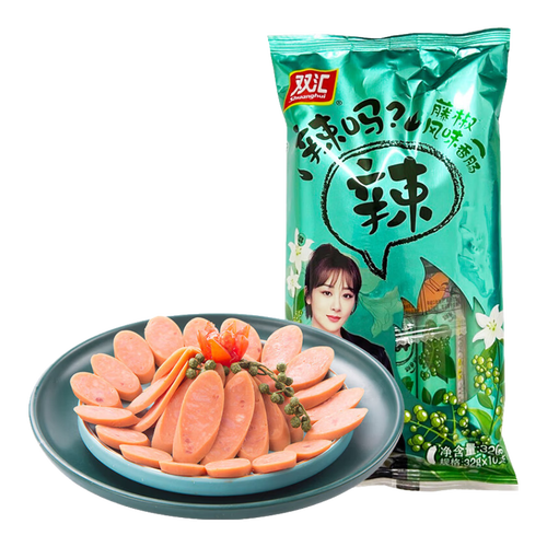 双汇方便食品 shuanghui 双汇 辣吗辣 香肠 藤椒风味 320g*2袋多少钱