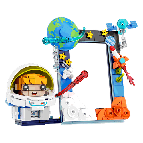 开益cayi积木玩具模型航天空间站小颗粒拼搭男孩女孩儿童节日礼物星辰