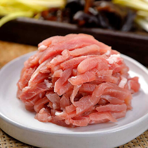 龙大肉食猪肉 long da 龙大 猪后腿肉丝 500g多少钱-聚超值