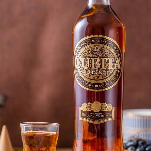 grafskaya格拉夫【99选2瓶】进口古贝塔白兰地洋酒700ml 调酒基酒年货