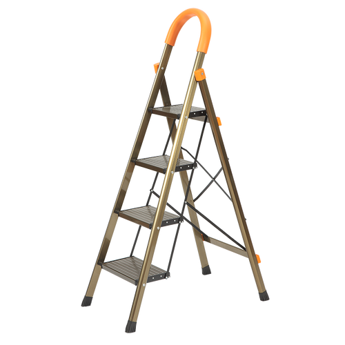 奥鹏梯子家用铝合金加厚折叠人字梯四五六步室内铝梯宽踏板安全扶梯