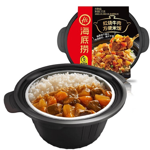 海底捞方便食品 plus会员:海底捞 自热米饭 6盒装多少钱-聚超值