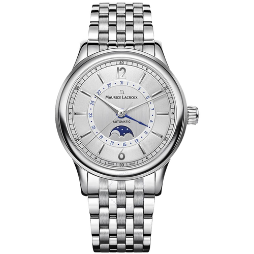 瑞士表 艾美(maurice lacroix) 瑞士手表简约日历机械男表大三针时尚