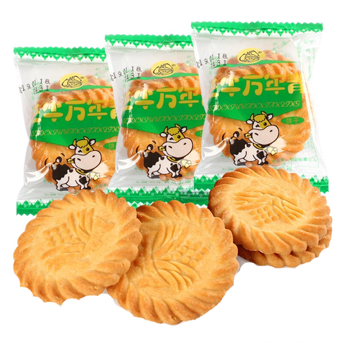 三牛(sanniu)饼干/膨化 三牛 万年青香葱味饼干 独立包装400克/袋多少