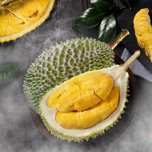京东超市马来西亚猫山王榴莲d197液氮冷冻 单果4.0-4.