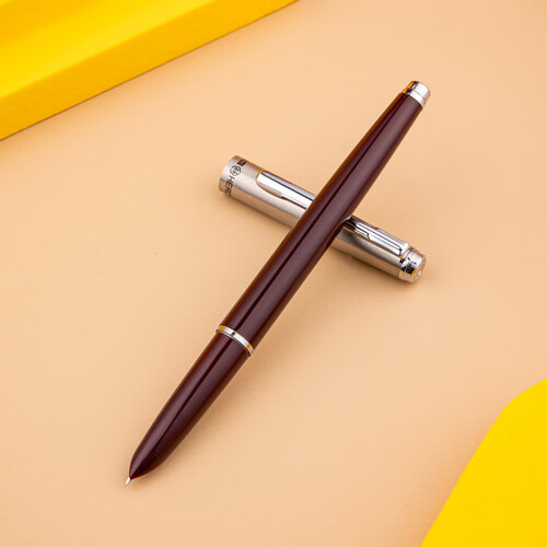 英雄钢笔007暗尖经典复古怀旧05mm老式钢笔小学生用男女款用练字书写