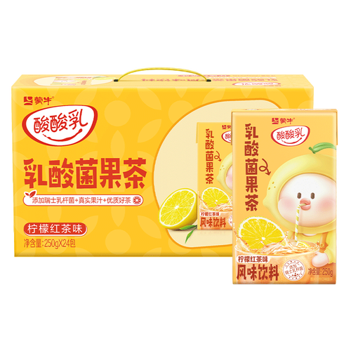 蒙牛(mengniu)牛奶乳品 plus会员:mengniu 蒙牛 乳酸菌果茶 酸酸乳