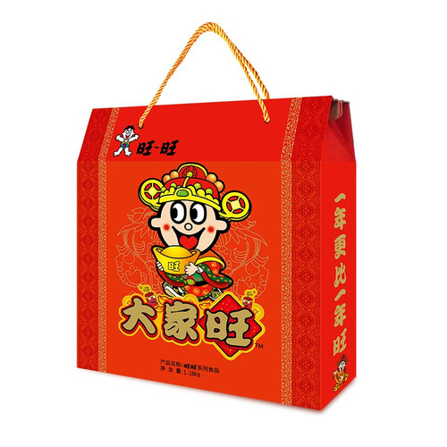 旺旺 大家旺 零食大礼包 综合口味中秋礼盒 1.18kg 96.9元-聚超值