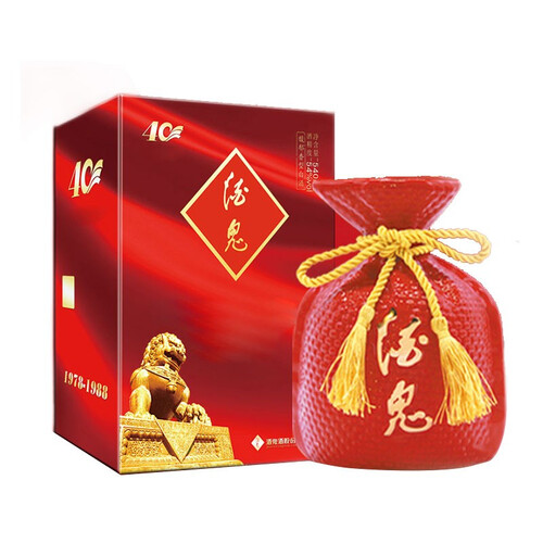 酒鬼jiugui酒鬼酒54度开放四十周年纪念酒540ml4瓶整箱馥郁香型