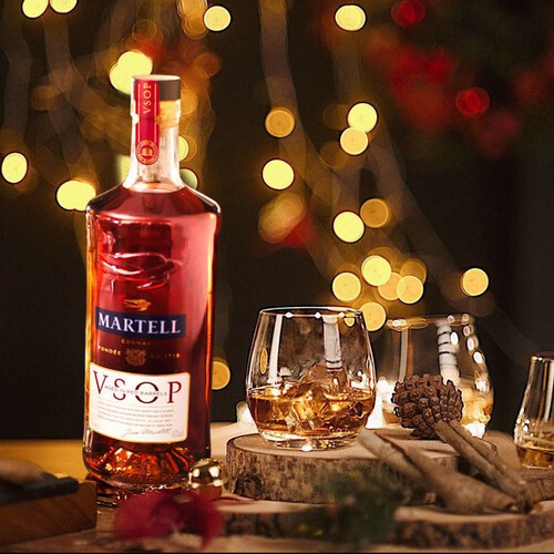 马爹利martell赤木vsop法国干邑白兰地洋酒1000ml
