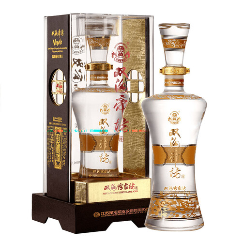 双沟白酒 双沟 珍宝坊帝坊 浓香型白酒 42度 (480ml 20ml)*4瓶 整箱装