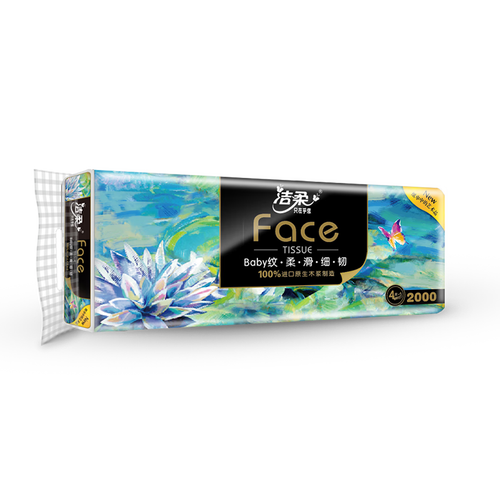 洁柔卷纸face艺术油画卫生纸纸巾4层加厚200克有芯厕纸擦手纸巾油画