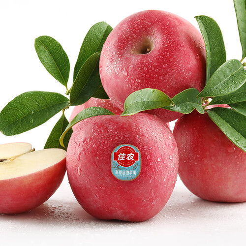 佳农 陕西洛川苹果红富士5kg 单果克重约160g-200g 水果 生鲜礼盒 69.