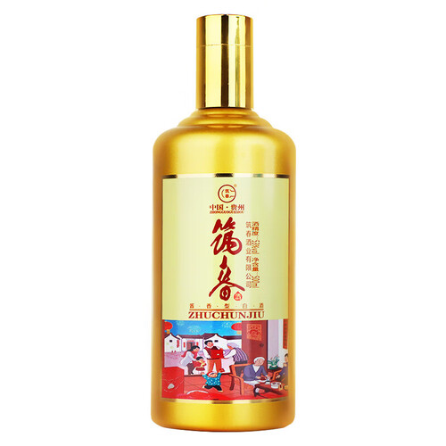 筑春贵州名酒筑春好日子酱香型白酒53度500ml6整箱装