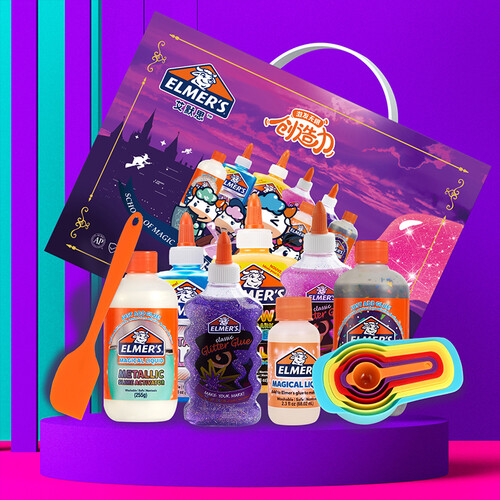 史莱姆 起泡胶 安全无毒益智解压儿童礼品节日礼盒 魔法学院套装269元