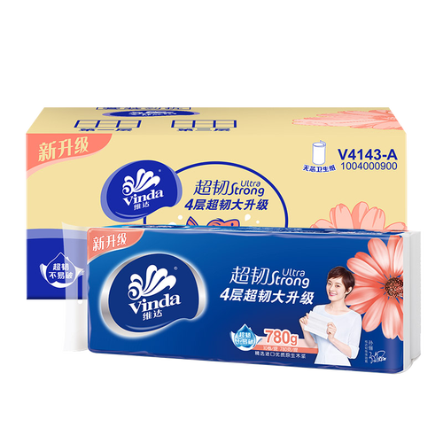 维达(vinda)卷纸 vinda 维达 超韧系列 无芯卷纸 4层*78g*30卷多少钱