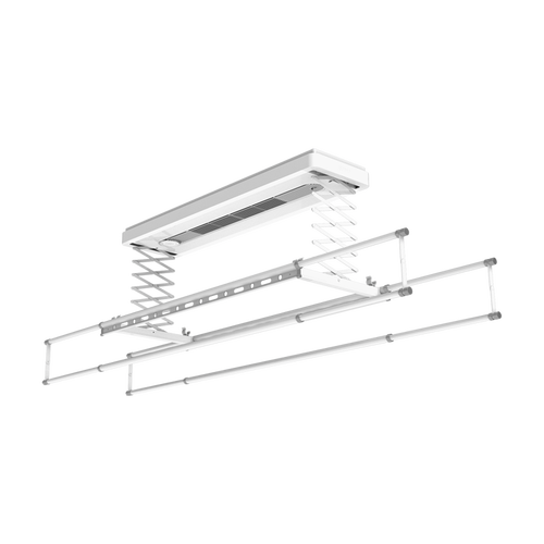 奥普(aupu)电动升降晾衣架语音烘干多功能阳台晾衣架遥控 智能晾衣机l