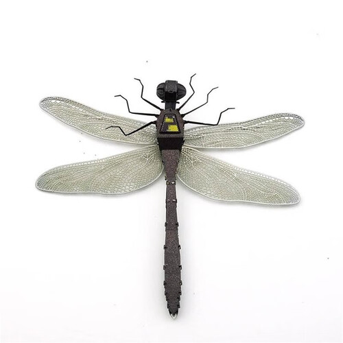 3d金属拼图diy手工立体拼图拼装模型玩具立体玩具 diy彩色金属蜻蜓需