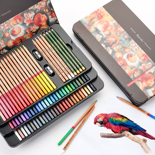 马可(marco)画具画材 marco 马可 雷诺阿系列 3100-72tn 油性彩色铅笔