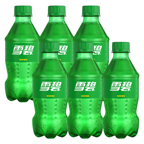 可口可乐cocacola雪碧经典口味碳酸饮料汽水300ml6瓶