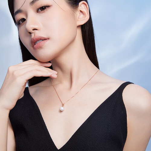 zhou liu fu 周六福 红18k金珍珠吊坠 x0411332多少钱-聚超值