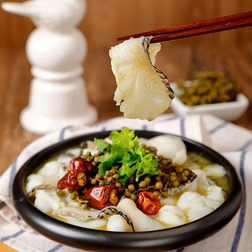 中洋鱼天下中段免浆黑鱼片250g去骨少刺水煮鱼酸菜鱼半成品