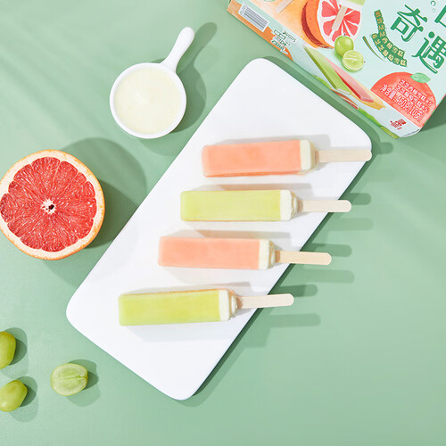 明治meiji芝芝西柚芝芝葡萄雪糕46g10支彩盒装冰淇淋