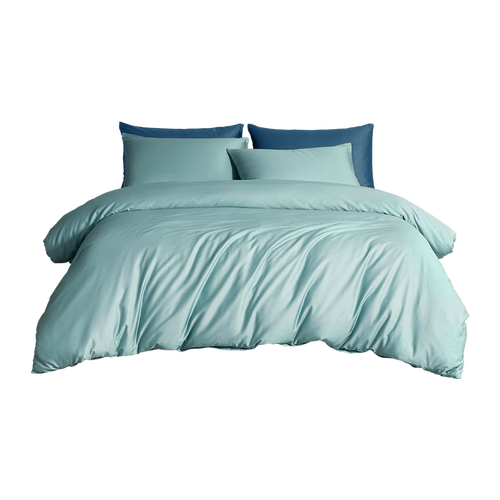 dapu四件套 20点开始:dapu 大朴 60支纯棉简约纯色四件套 天青绿 1.