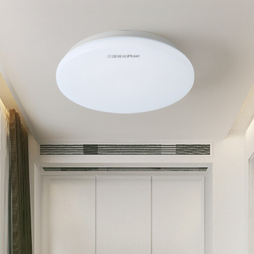 三雄极光 led吸顶灯卧室灯现代客厅灯简约过道走廊玄关卫生间阳台灯具