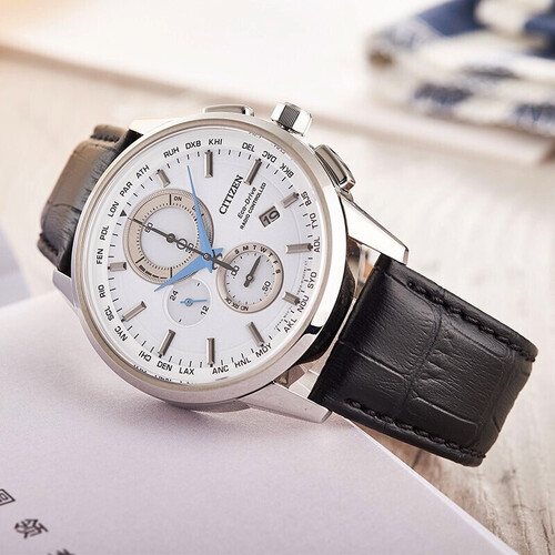 西铁城citizen手表光动能人工蓝宝石镜面防水时尚商务男表at811011a