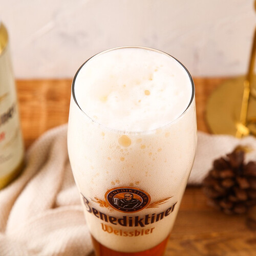 百帝王(benediktiner)啤酒 benediktiner 百帝王 小麦白啤酒 500ml*24