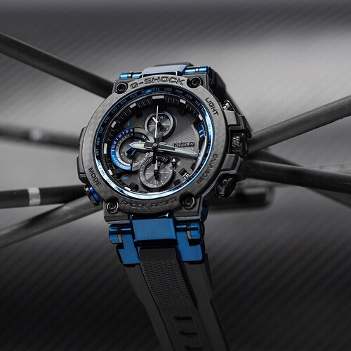 casio 卡西欧 g-shock系列 mtg钢铁之心 男士太阳能电波表 mtg-b1000