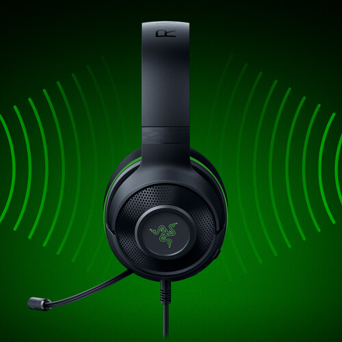 razer 雷蛇 北海巨妖 x 主机版 耳罩式头戴式有线耳机 xbox绿色 3