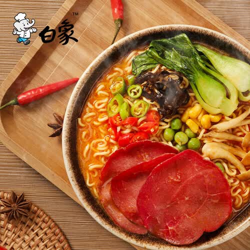 白象方便食品 baixiang 白象 汤好喝 辣牛肉汤面 24袋多少钱-聚超值