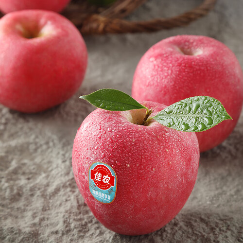 佳农 陕西洛川苹果红富士5kg 单果克重约160g-200g 水果 生鲜礼盒 69.
