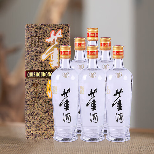 董酒老贵董54度500ml6瓶整箱装董香型高度白酒盒装纯粮固态过节送礼