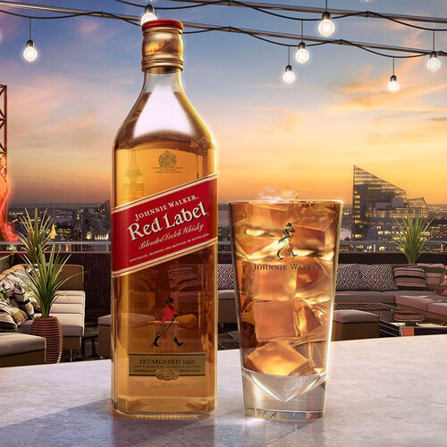 尊尼获加johnniewalker红方红牌苏格兰调和型威士忌洋酒700ml无盒