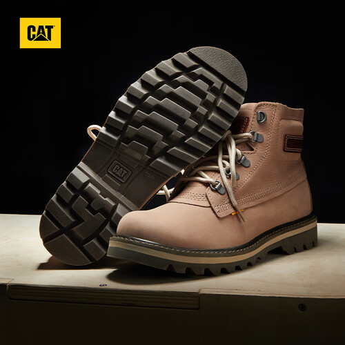 cat男靴 cat 卡特彼勒 男士短筒工装靴 p110413k3xdc 米色 44多少钱