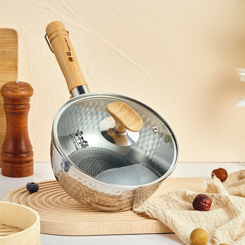 神田奶锅 kanda 神田 日本雪平锅 18cm(含盖 蒸格)多少钱-聚超值