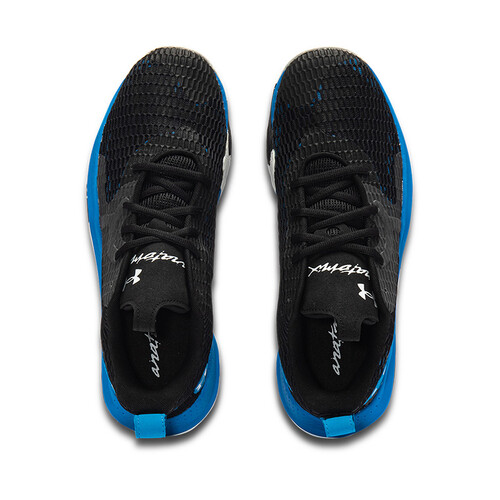 安德玛underarmourspawn3男女舒适缓震篮球鞋运动鞋情侣鞋3023738黑色