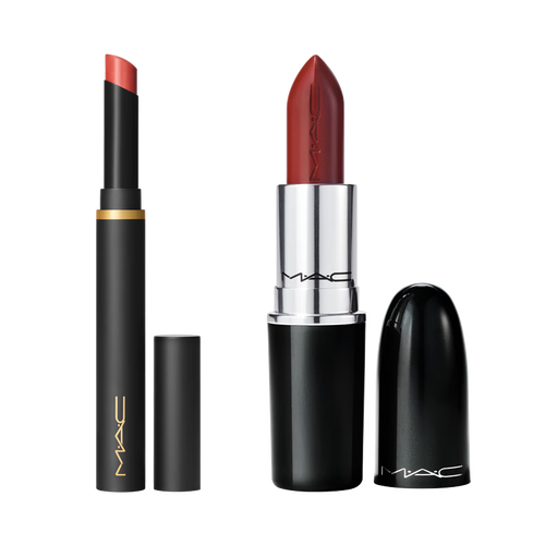 c魅可口红双支装mac口红黑魔杖#876 水漾子弹头#549 生日礼物女 240元