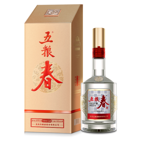 五粮春第二代52vol浓香型白酒500ml单瓶装