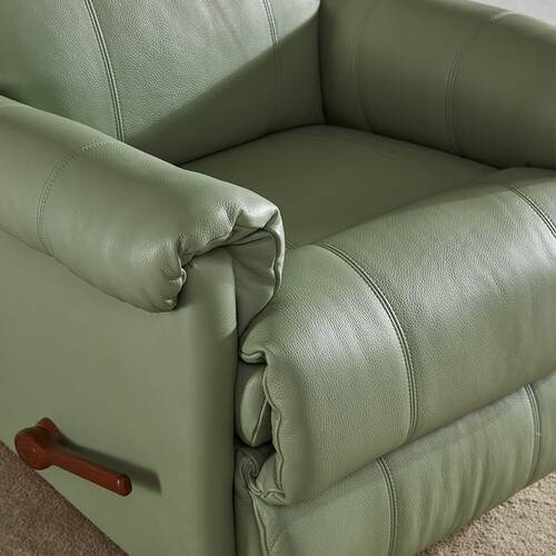 lazboy皮艺沙发 lazboy 乐至宝 559 多功能真皮沙发 绿色经典手动多少