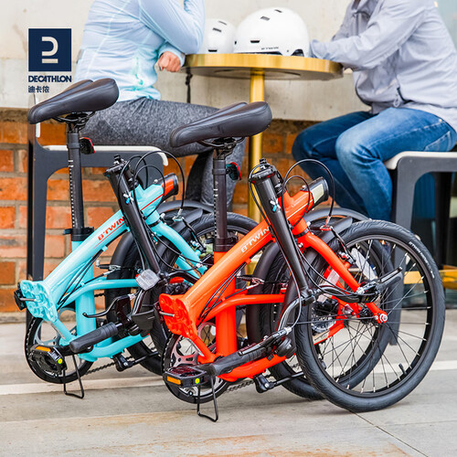 迪卡侬(decathlon)折叠车 decathlon 迪卡侬 8346995 折叠自行车 20寸